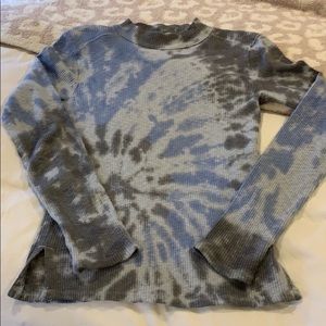 Free people tie dye thermal NWOT